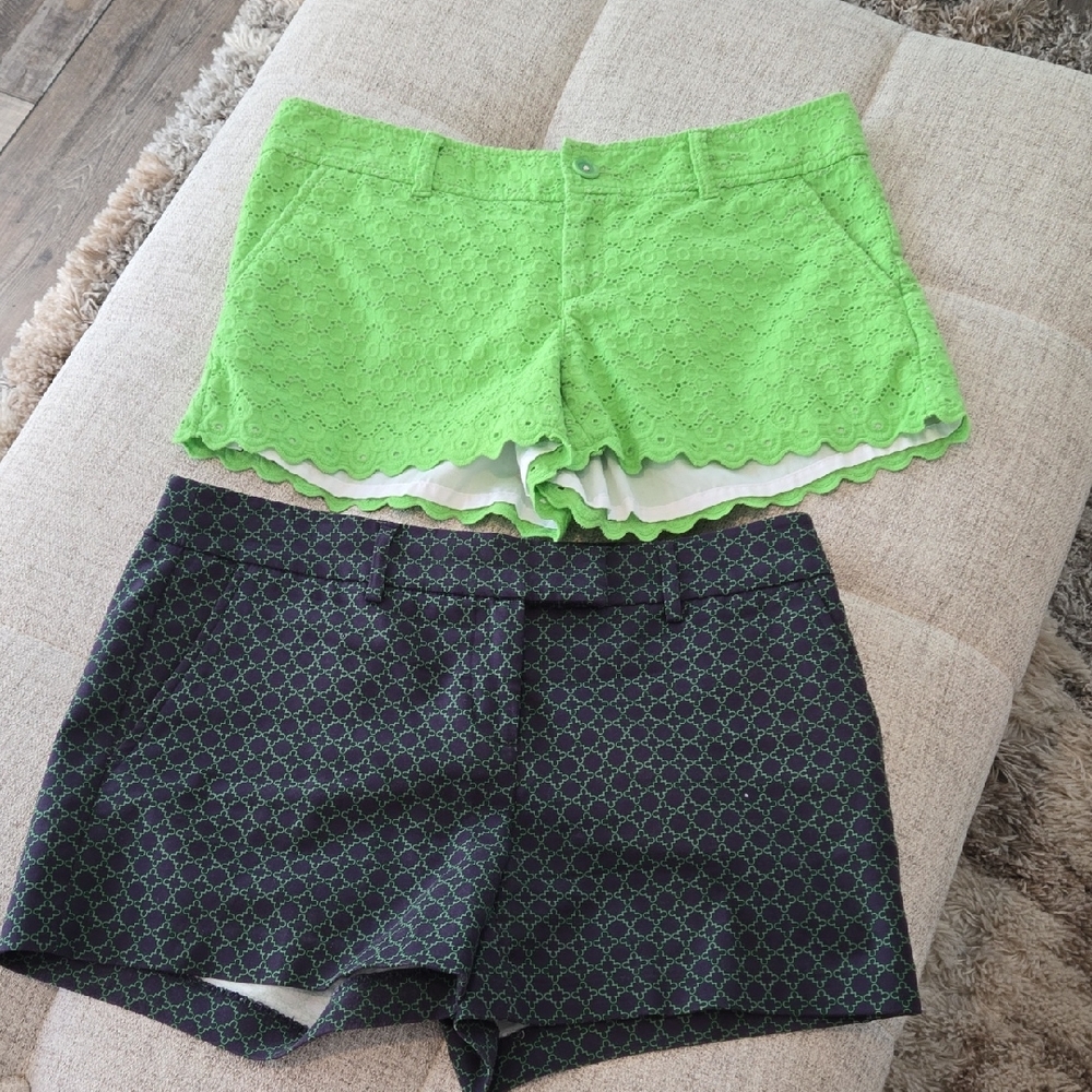 Lilly Pulitzer Walsh Shorts And Kenar Shorts Bundle Of 2